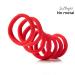 Soul Project Hair Ties - 50 Elastic Red Hair Bands No Metal 8mm - Perfect for All Hair Types - Ideal for Ponytails & Buns - Great for School Work & Gym - Women's Hair Accessories - Buy Online on GoSupps.com