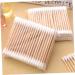600 Pieces Makeup Cotton Buds Organic Cotton Applicator with Cotton Tip Disposable Ear Plugs Cotton Buds Made of Wood Cotton Buds Cleaning Foam Baby Makeup Remover - Buy Online on GoSupps.com