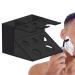 Teksome shaver holder made of acrylic shaving brush made of acrylic - desktop cosmetic stand made of clear acrylic |Multifunctional cosmetic storage organizer for toothbrush razor shaving cream black