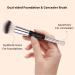 Real Perfection Dual-sided Makeup Brushes Set for Blending and Buffing Foundation and Concealer - Ideal Tool Kit for Flawless Makeup Application - Buy Online on GoSupps.com