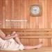 2-in-1 Sauna Thermometer Hygrometer | Cedarwood Thermo-Hygrometer | Premium Sauna Accessories for Accurate Temperature & Humidity Control - Buy Online on GoSupps.com
