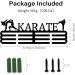Japanese Karate Medal Hanger Display - Metal Holder for 60+ Medals | Athlete Gift for Competition Medal Hanging - Taekwondo & Sports Race Ribbon Display - Buy Online on GoSupps.com