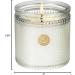 Buy White Amaryllis & Rosemary Textured Glass Candle - International Shipping Available | Elegant Home Decor - Buy Online on GoSupps.com