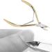 Nail Cuticle Nippers with Stainless Steel Blade Dead Skin Scissors Pliers for Pedicure Manicure Easy to Use Compact & Portable Size (Gold) - Buy Online on GoSupps.com