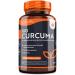 Organic curcuma capsules with ginger - 270 high -dose turmeric capsules - with organic pepper (0.8 mg piperin) - 231 mg pure curcumin - laboratory test in Germany - vegan - without magnesium stearate - Nutravita