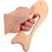 Fomiyes 2-Pack Wooden Gua Sha Massage Tool for Body | Manual Lymphatic Massage Device | Portable Beech Wood Personal Care Board | 20x6.5cm - Buy Online on GoSupps.com