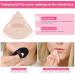 Auauy Triangle Makeup Powder Puffs - 6 PCs Washable & Reusable Sponges for Loose Powder & Foundation - 3 Black & 3 Skin Color - Buy Online on GoSupps.com