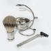 Premium Lefeda Simply Men's Shaving Brush Set | Stylish Silver-Tip Dachshund Hair Razor & Travel Bowl - Perfect for Grooming - Buy Online on GoSupps.com