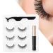 Buy Sonew Magnetic Eyelashes & Eyelash Makeup Set - 3 Pairs with Magnetic Eyeliner & Tweezers for Stunning Looks | International Shipping Available - Buy Online on GoSupps.com