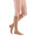 medi Duomed basic knee socks without lace unisex | Short | Compression stockings CCL2 for women and men | Caramel | Size III