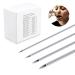 JIESIBAO 100PCS Mixed Body Piercing Needles  14G 16G 18G 20G Stainless Steel Sterile Disposable Ear Nose Navel Nipple Lip Piercing Needles Mix Size
