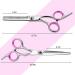 Professional Hair Cutting Scissors Set for Women & Dogs | Effilier Hairdresser Shears - Pink Hair Streak Kit - Buy Online on GoSupps.com