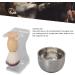 Hosit Men's Shaving Brush Set - Stainless Steel Bubble Bowl Kit for Perfect Shaves | International Shipping Available - Buy Online on GoSupps.com