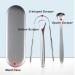 3 PCS Stainless Steel Tongue Scraper Set with Travel Case - Bad Breath Remedy - Buy Online on GoSupps.com