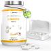L-carnitine 320 capsules 3000mg daily portion 3 month supply including a pill box L-carnitine highly dosed capsules 100% vegan popular with diet weight loss fat burning fat burner