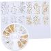 FOMIYES 6 Boxes Nail Rivet Manicure Rivet Nail Decor Kerchief Headband Goldendoodle Ornament Tape Dispenser Sequin Trim Gold Appliques Embellishments Nail Accessories 3d The Circle Sequins - Buy Online on GoSupps.com