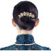 Hair Combs Slides Hair Comb Clips for Women Hair Piece Pins with Pearl Rhinestones Hair Accessory - Buy Online on GoSupps.com