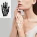 Arabian 191Pcs Temporary Tattoo Kit with Glitter - 20 Sheets Henna Stencils for Face and Body Paint - Buy Online on GoSupps.com