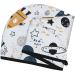 Cartoon Planets Microfiber Hair Towel - Soft Super Absorbent Hair Wrap for Women | Quick Dry Coral Velvet Cap for Long Curly & Thick Hair - Buy Online on GoSupps.com