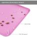 Reopet Silicone Feed Mats for Pets - Waterproof Dog & Cat Space Mats with Elevated Edges - 60x40 cm Pink - International Shipping Available - Buy Online on GoSupps.com