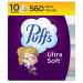 Puffs Ultra Soft Non-Lotion Tissues 10 Cubes 56 Tissues Per Box 56 Count (Pack of 10)