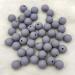 50pcs Light Gray 15mm Silicone Round Beads for DIY Jewelry Making - Sensory Pearl Bead Bulk for Mom Necklace Decoration - Buy Online on GoSupps.com