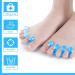 MINAYANLEO 3 Pairs Soft Gel Toe Separators Toe Spacers Toe Stretchers Separators for Overlapping Toes Correct Bunions Hammer Toe Foot Pain Relief - Buy Online on GoSupps.com