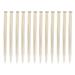 SWACC 12 Pcs Straight One Color Party Highlights Clip on in Hair Extensions Colored Hair Streak Synthetic Hairpieces (Platinum Blonde)