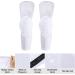 Vocoste Knee Brace for Men & Women - 2 Pack Knee Support for Meniscus Tear Arthritis & Joint Pain | Ideal for Running & Sports | White L - Buy Online on GoSupps.com