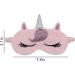 Cute Pink Unicorn Plush Sleeping Mask for Women, Kids & Girls - Travel Eye Cover - Buy Online on GoSupps.com