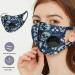 2 PCS Adult Protective_Mask_Cover With Design Breathable Floral Print Washable Reusable Sports Running Soft Cloth Fashion Soft - Buy Online on GoSupps.com