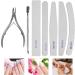 Nail Art Kit Professional Manicure Pedicure Tool Set Nail Sanding Sponge Files Nail Polishing Tool - Buy Online on GoSupps.com