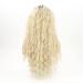 Fencca Ombre Platinum Blonde Long Curly Wavy Wig for Women - Heat Resistant Synthetic Hair for Daily & Party Use - Buy Online on GoSupps.com