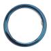 Smart Ring Sleep Tracker Ring Waterproof Titanium Alloy Vibration Alarm As Gift 17# BLUE