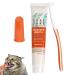 Dog Toothbrush Kit Dog Toothpaste and Brush Set - Puppy Toothpaste and Toothbrush Cats Dogs Finger Toothbrush Vanilla/Beef Flavor Available Xinhuan B: Beef Flavor