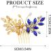 Vakkery Butterfly Hair Comb Slides Gold Crystal Bridal Hair Pieces Prom Wedding Rhinestone Hair Accessories for Women and Girls - Buy Online on GoSupps.com