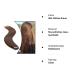 Elailite 20PCS Invisible Tape Extensions | Real Remy Human Hair | 40cm #04 Mittles Braun | Long-lasting Natural Look - Buy Online on GoSupps.com