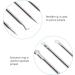 Qukaim Face Zit Remover Tool Blackhead Remover Tool Set Stainless Steel Comedone Extractors for Face and Nose 5 Piece Kit - Buy Online on GoSupps.com