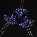 JWICOS Bridal Wedding Crystal Hair Pins - Pack of 3 (Blue Silver) - Hair Accessories for Women and Girls - Buy Online on GoSupps.com