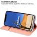 Buy Okzone Luxury Bling iPhone Xs Max Case - Rose Gold PU Leather Wallet Flip Cover | Premium Protection for Apple iPhone XS MAX - Buy Online on GoSupps.com