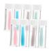 Gleavi 8st contact lens suction rod Facilitation storage socket storage box Small lens pen practical contact lens pencils interchangeable.