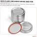 POPETPOP 90 Pcs Mason Jar Lids Tinplate Canning Mason Jars Canning Lids Discs Mason Jar Cover Canning Jar Lids Metal Lid Coffee Stuff Wide Mouth Lids Glass Bottle Sprouting Lids Split CD Silverx3pcs 7X7X0.2CMx3pcs - Buy Online on GoSupps.com