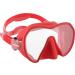 Cressi Adult Frameless Scuba Diving Mask - Single Lens - Red