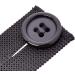 COEAYO 4PCS Elastic Waistband Extenders - Adjustable Button Extenders for Jeans | Black Waistband Expanders for Men and Women - Buy Online on GoSupps.com