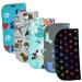 1 Ply Printed Flannel 8x8 Inches Little Wipes Set of 5 I Woof You