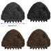 BEALIFE Exquisite Workmanship Cat Ear Claw Clip Hair Extension Increase Hair Volume Fluffy Cow Horn High Temperature Fiber Dark Brown - Buy Online on GoSupps.com