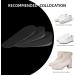 Height Increase Insoles | Gel Heel Lift Pads for Men & Women | Shock Absorption Cushions | 1 Inch Lift Inserts (Small 5-9 2 Pairs Black - Buy Online on GoSupps.com