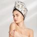 Buy Hair Towel Wrap - Quick Drying Hair Towel Turban with Button (Coffee) | Fast International Shipping - Buy Online on GoSupps.com