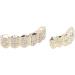 Hip Hop Teeth Set Teeth Protection Hip Hop Teeth Brace for Halloween Party for Hip Hop Fashion Shows for Birthday(gold) - Buy Online on GoSupps.com