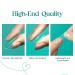 Beetles 500Pcs Long Coffin Fake Gel Nail Tips with Glues - Clear Press On Nails for Acrylic/Dip Powder/Poly Gel Extensions - Halloween Nail Art Design - Buy Online on GoSupps.com